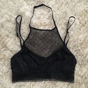 VS Mesh High Neck Bralette